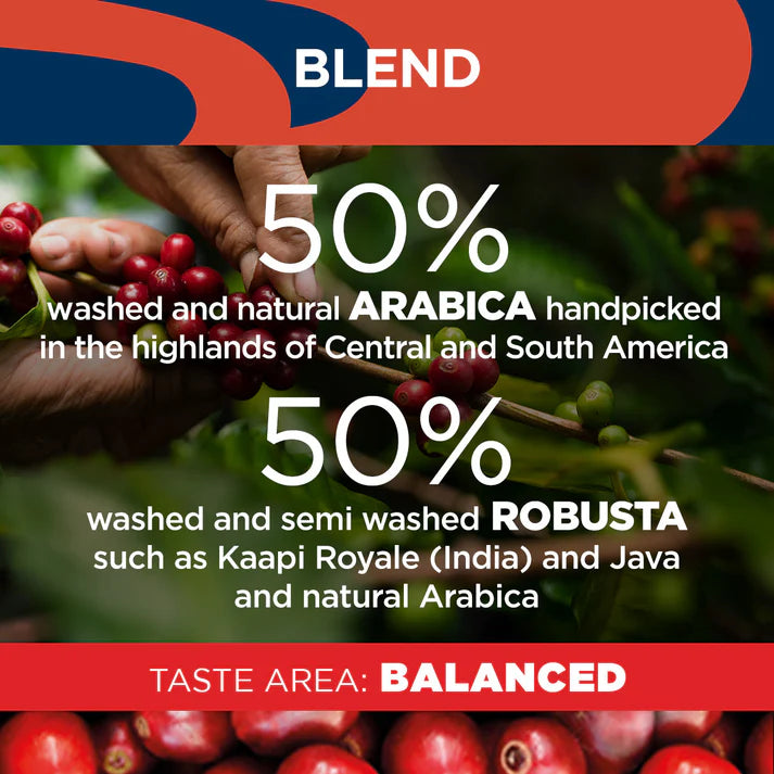 Lavazza Top Class Filtro Coffee Rainforest Alliance Certified Beans 1kg / pack of 6