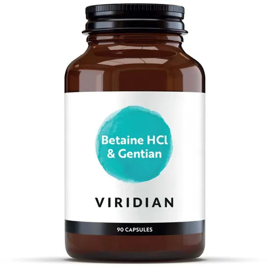 Viridian Betaine HCl & Gentian (90 caps)