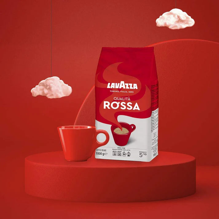 Lavazza Qualita Rossa Coffee Beans 1kg / Pack of 6