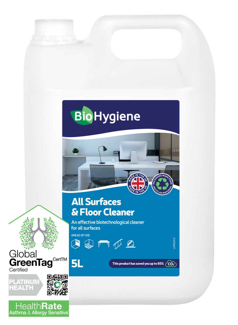 BioHygiene All Surfaces and Floor Cleaner 2 x 5L concentrate