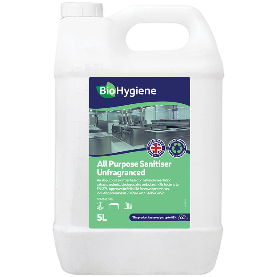 BioHygiene All Purpose Sanitiser 2 x 5L Concentrate