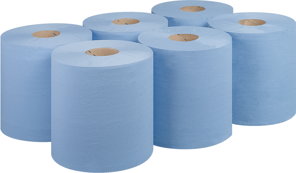 Premium Blue Roll 100m x 168mm Centrefeed