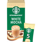 Starbucks White Mocha Instant Coffee Sachets 5x22g (pack of 6)