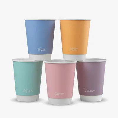Vegware Feel Good Double Wall Hot Cup Compostable