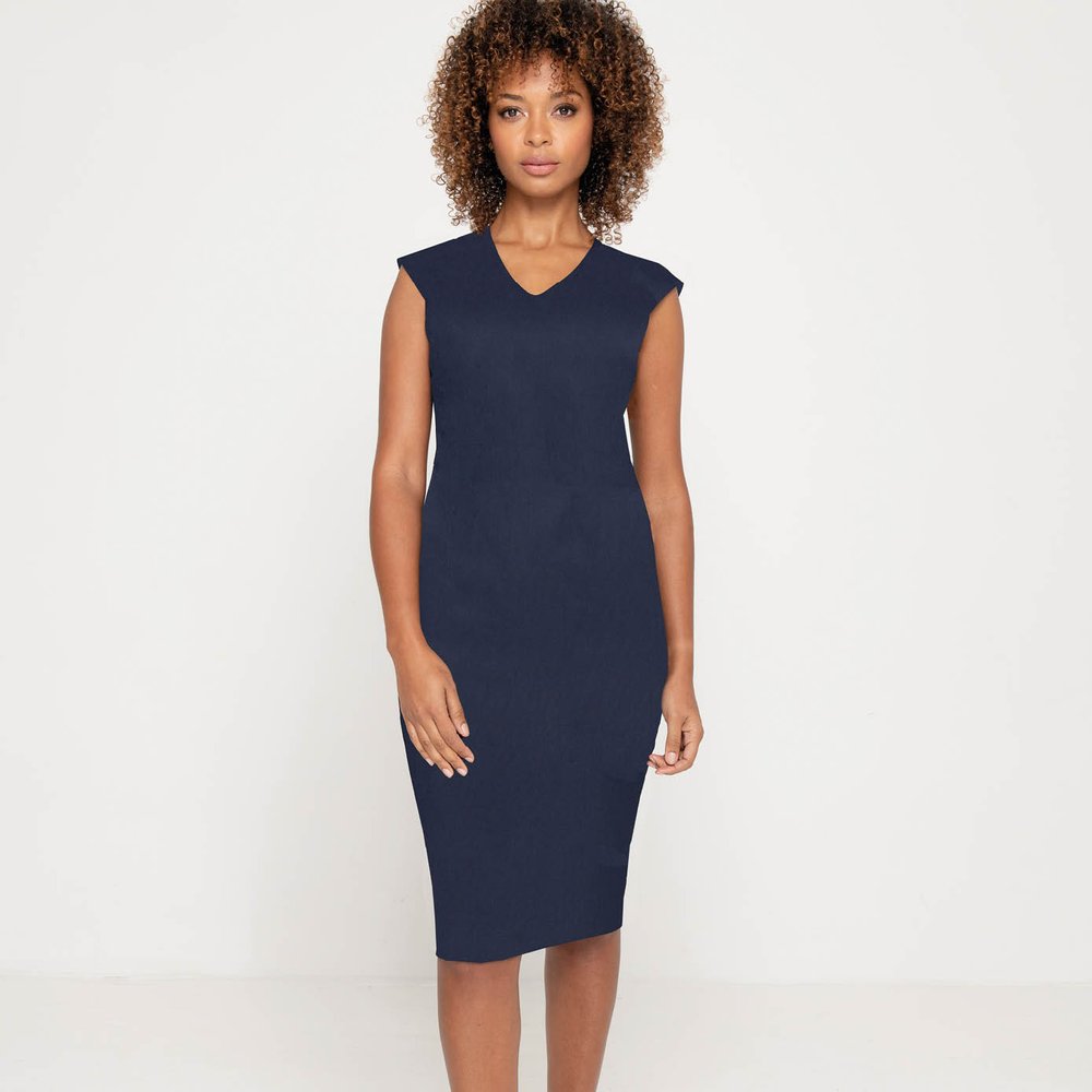 Strozzi Capped Sleeve Dress