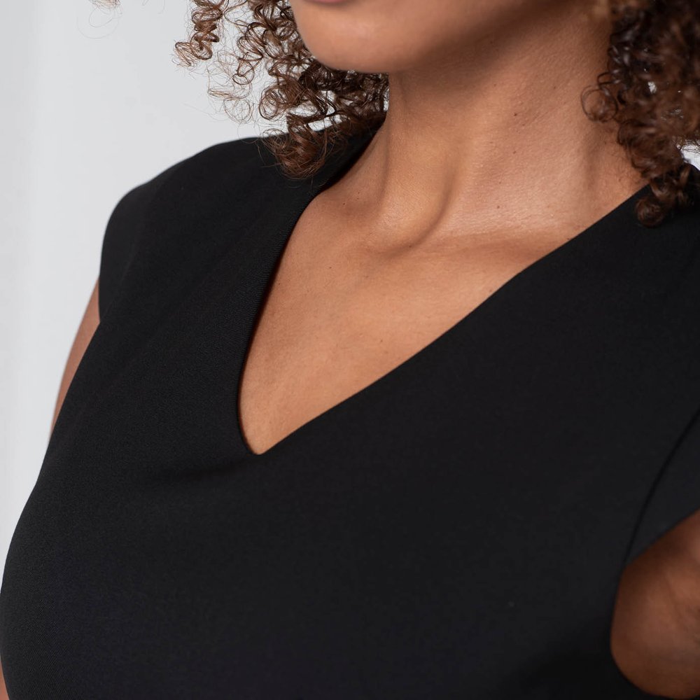 Strozzi Capped Sleeve Dress