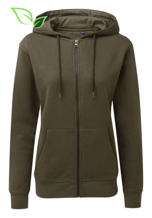 Asquith & Fox Women’s Organic Full Zip Hoodie