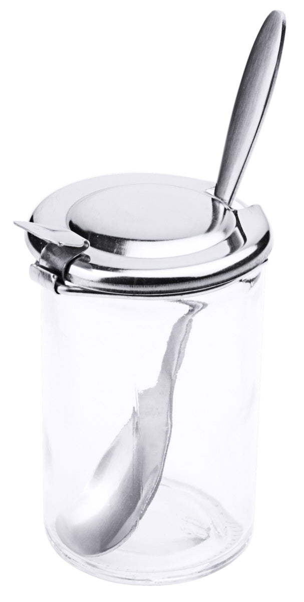 Spare mustard pot, top & spoon for Condiment Set