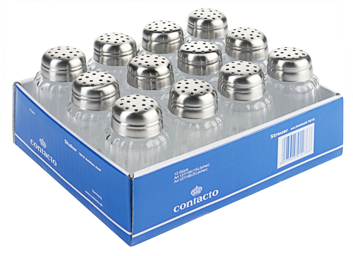 Salt & Pepper Pots Pepper/Salt Pot (15 hole) per dozen