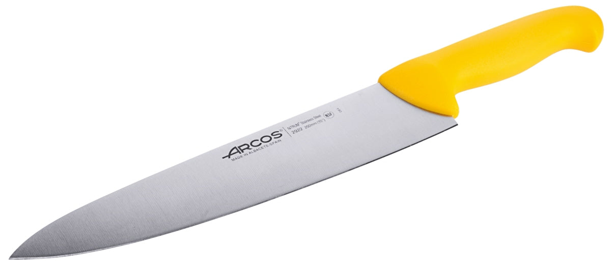 Colour Coded Cooks Knife yellow / 24 cm