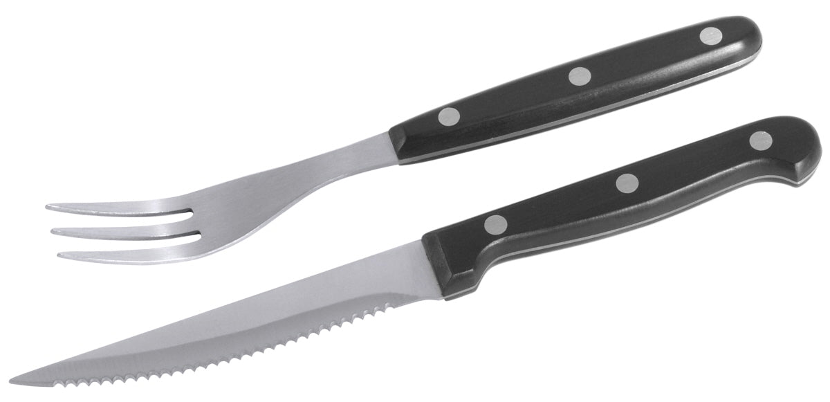 Steak Cutlery Set set of 6 knives (8¾") and 6 forks (8")