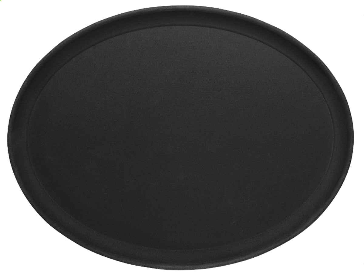 Non Slip Oval Tray black