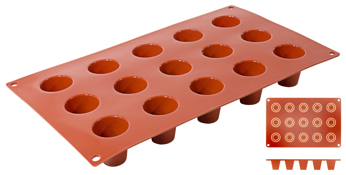 Non-Stick Dariol Moulds for 15 moulds