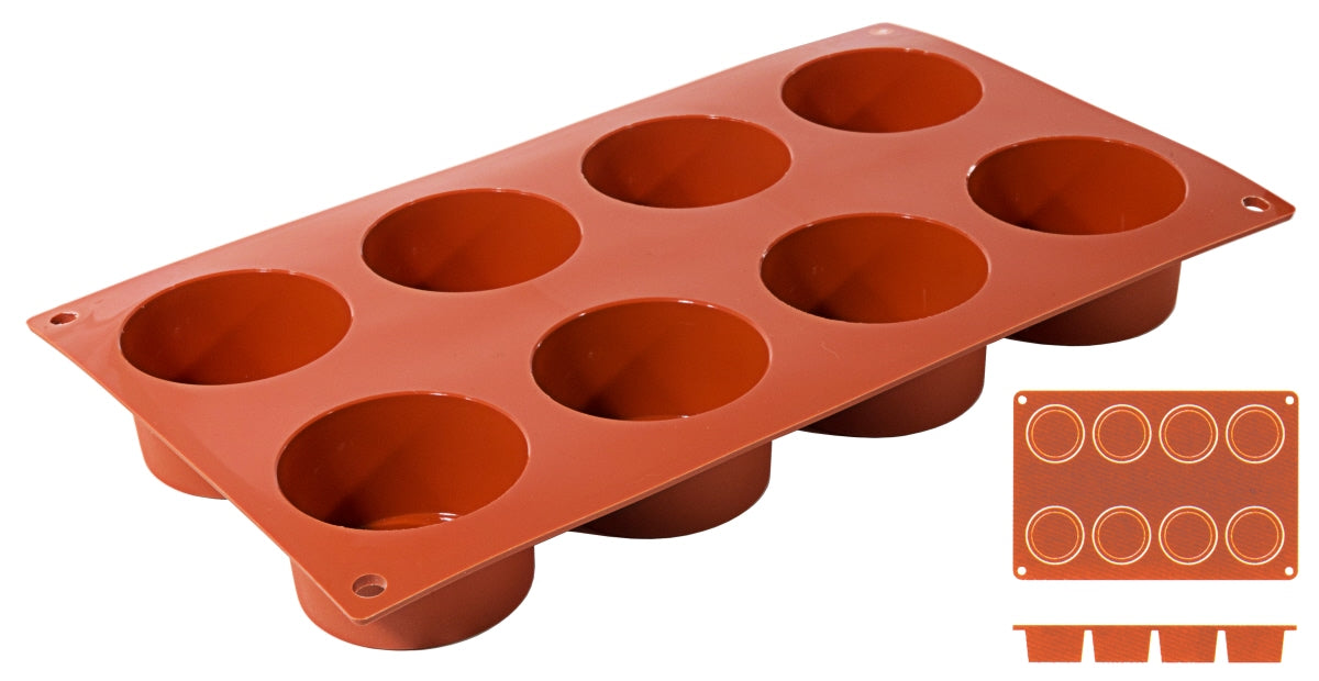 Non-Stick Ramekin Moulds for 8 moulds