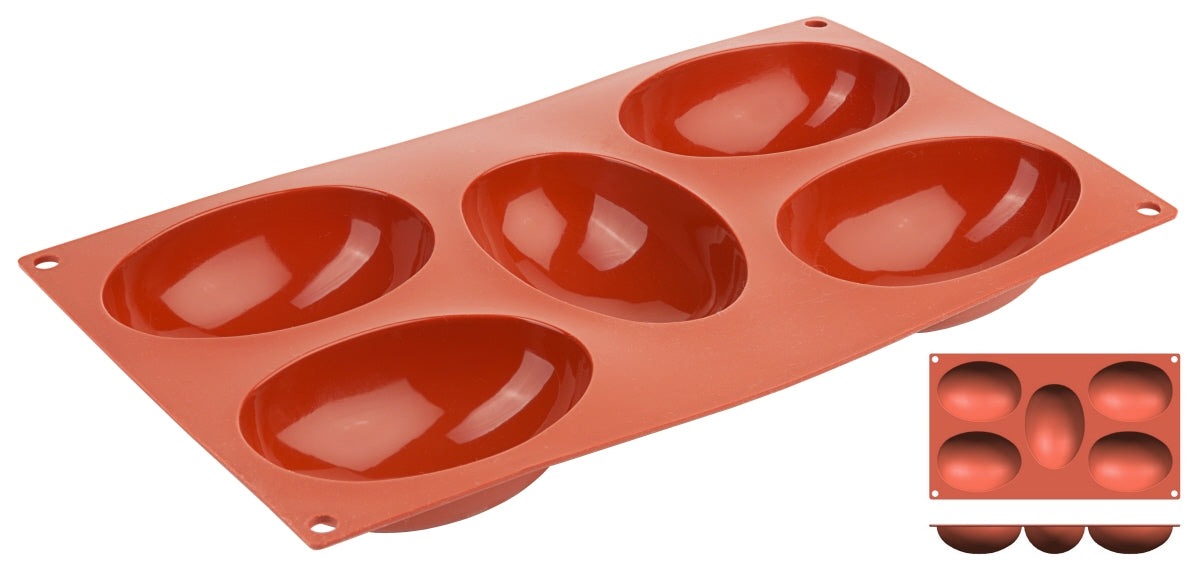 Non-Stick Egg Moulds with 5 moulds