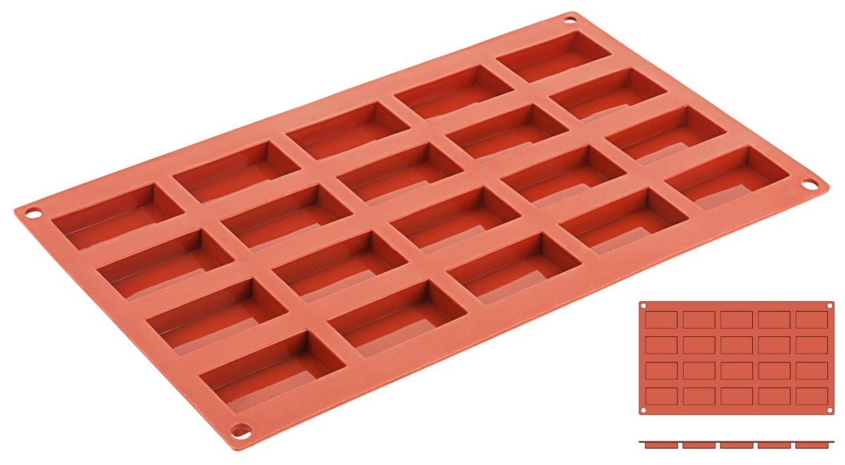 Non-Stick Financier Moulds with 20 moulds