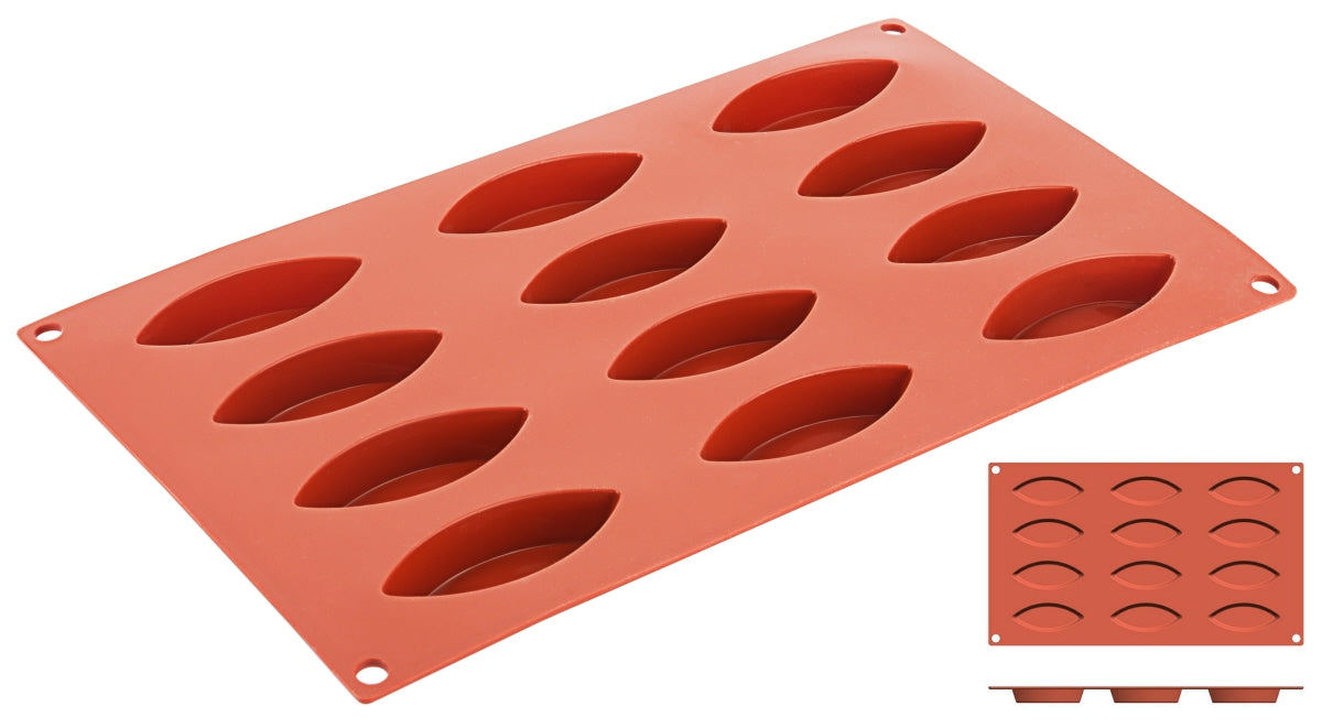 Non-Stick Boat Moulds with 12 moulds