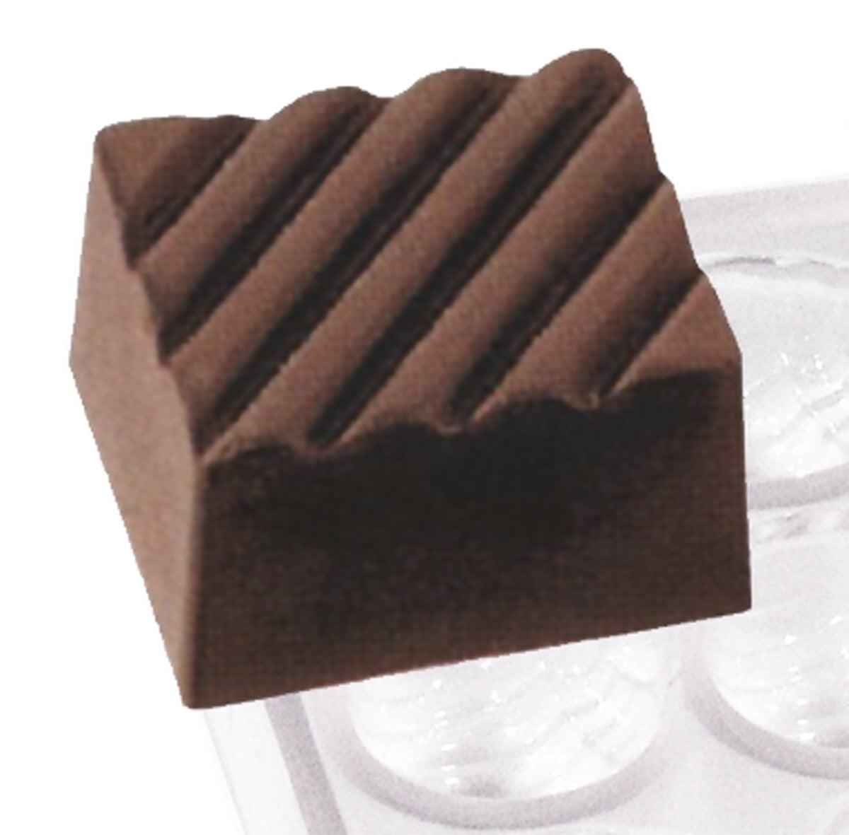 Chocolate Moulds with furrow pattern