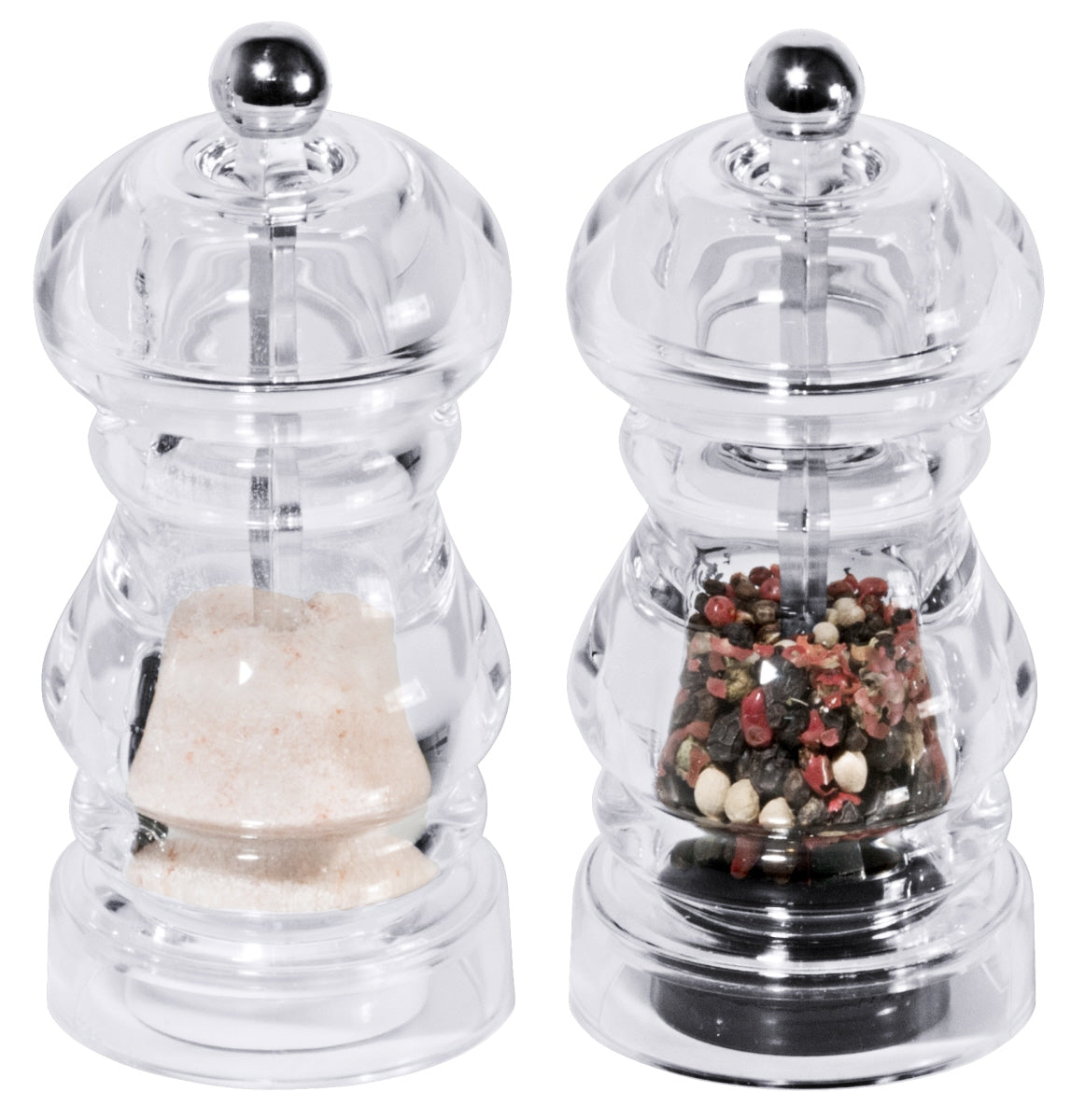 Acrylic Salt & Peppermill Set 0.05 L / 12.5 cm