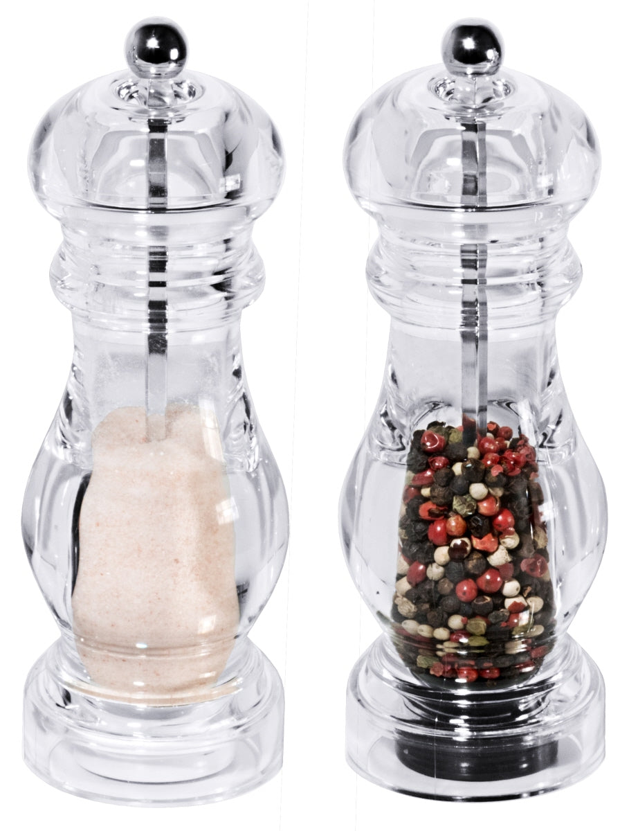Acrylic Salt & Peppermill Set 0.05 L / 12.5 cm