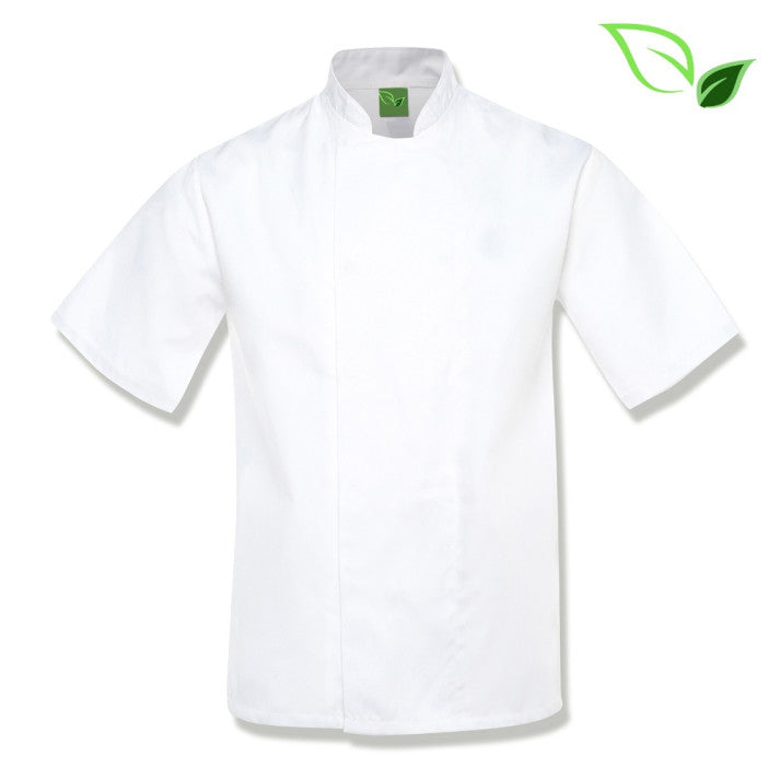 Eco Unisex Short Sleeved Classic Chef Jacket