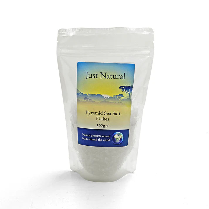 Just Natural Hickory Smoked Pyramid Sea Salt Flakes 150g