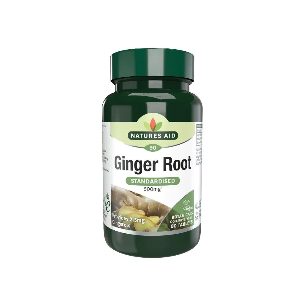 Nature's Aid Ginger Root 500mg (90 tabs)