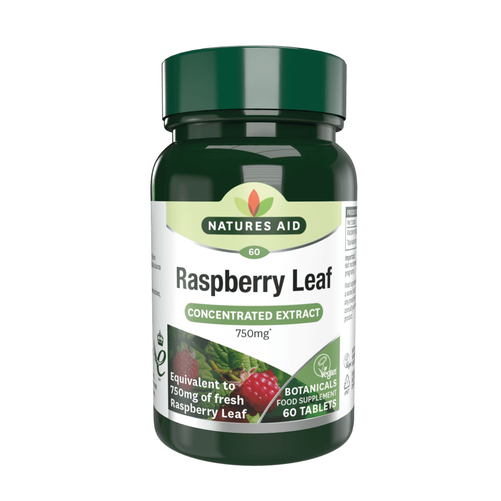 Nature's Aid Raspberry Leaf 750mg (60 caps)