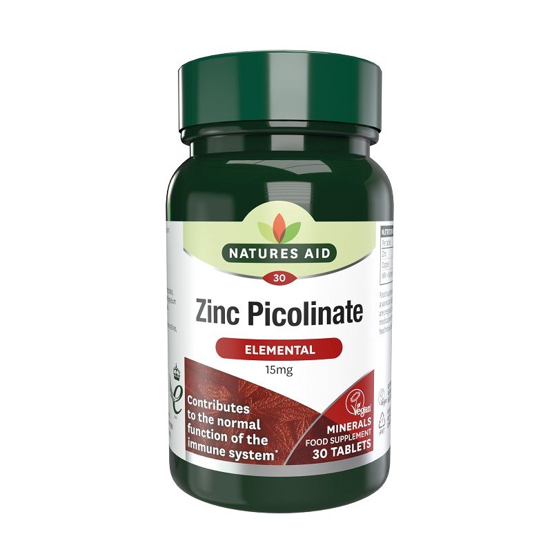 Nature's Aid Zinc Picolinate 15mg (30 tabs)