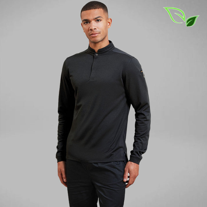 Premier Unisex Long Sleeve Coolchecker Chef Polo Shirt