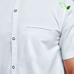 Premier Mens Recycled Mandarin Collar Chefs Shirt